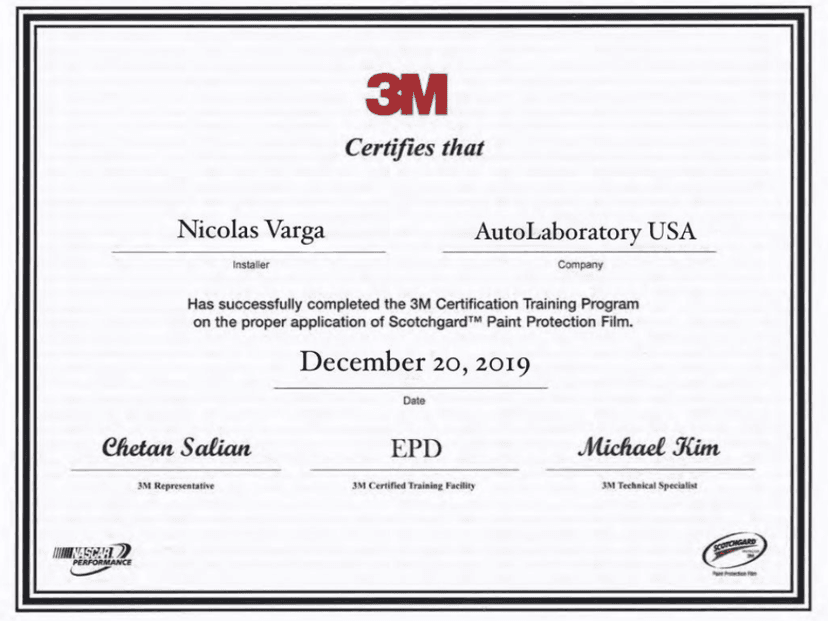 3M Certification