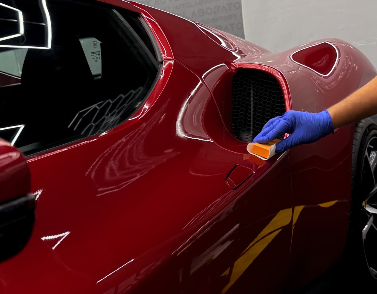 Premium ceramic coating applied in Miami